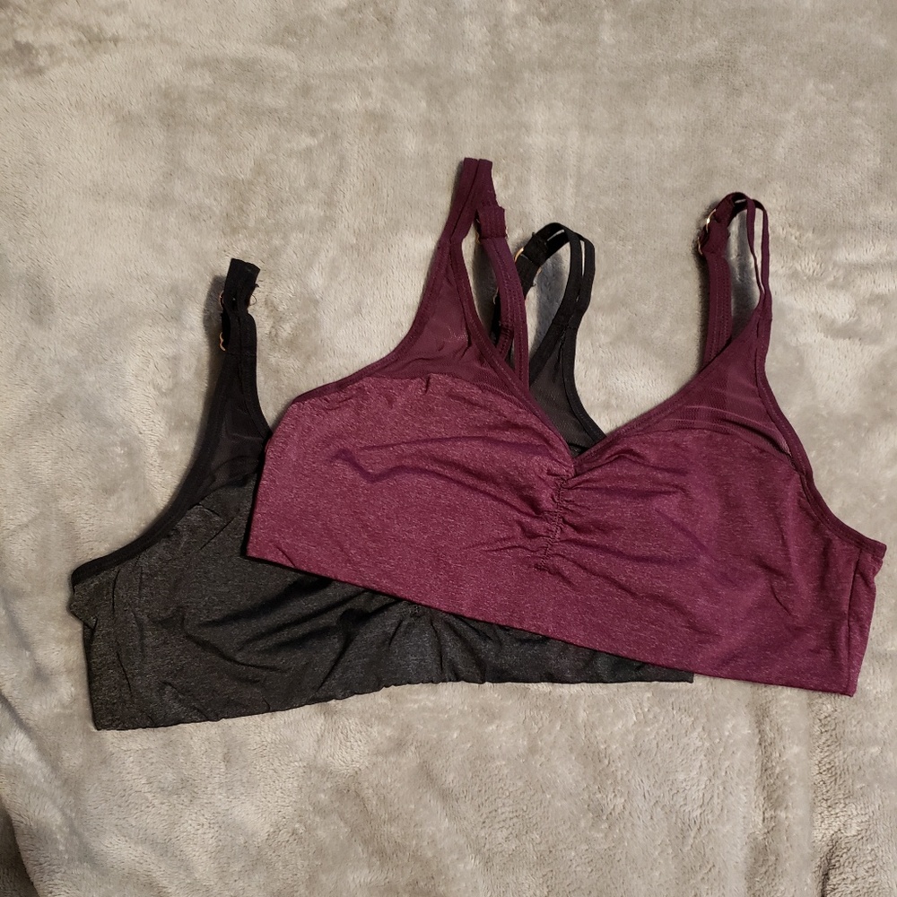 True & Co. Weekender sport bras - lot of 2.
